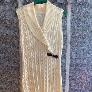 Calvin Klein Sleeveless Sweater Dress/Vest